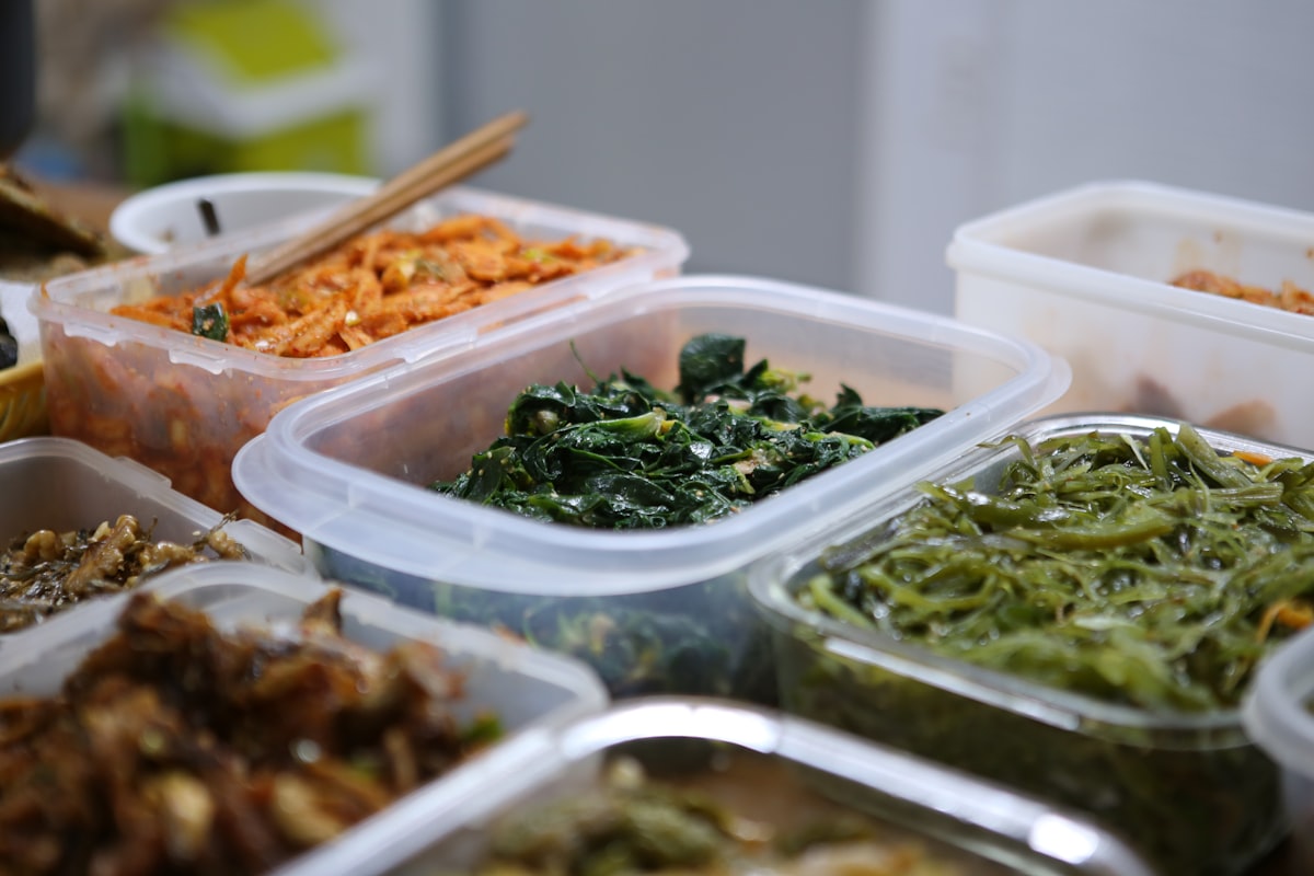 Gesunde Ernährungszutaten und Vorbereitung